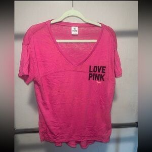 2000s Victoria’s Secret pink love pink T-shirt